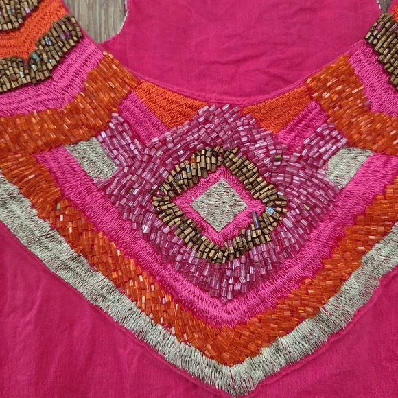 Mud Pie Beaded Sundress Women's Size Small - Picture 3 of 5